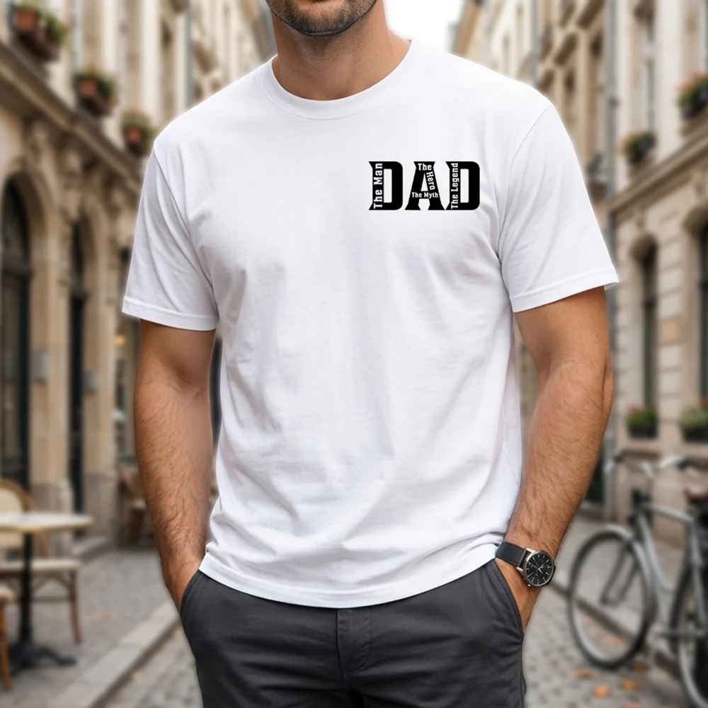 Pencil Sketch Dad Grandpa The Legend - Personalized Custom Shirt - Image 3
