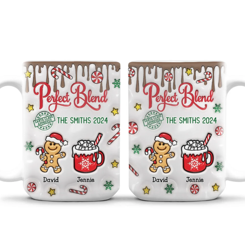 Perfect Blend - Personalized Custom 3D Inflated Effect Coffee Mug - Image 8