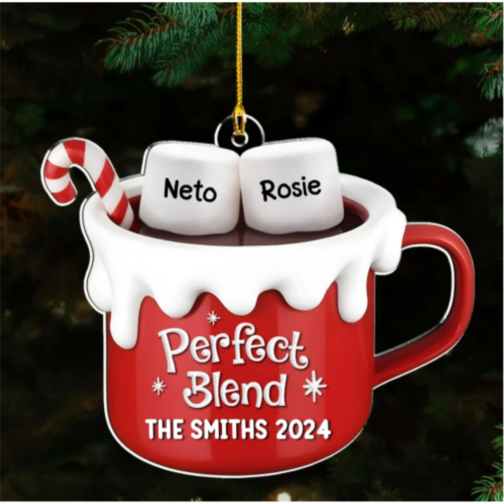 Perfect Blend - Personalized Custom Acrylic Ornament - Image 7