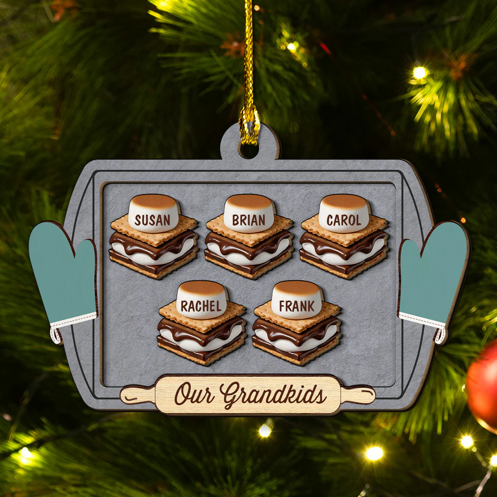 Perfect Recipe For Christmas - Personalized Custom Freeshape 2-Layered Wood Ornament