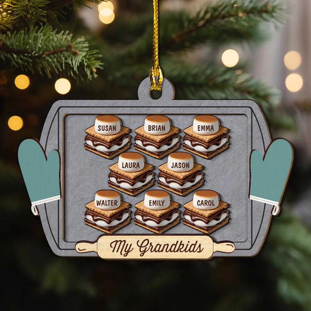 Perfect Recipe For Christmas - Personalized Custom Freeshape 2-Layered Wood Ornament - Image 2