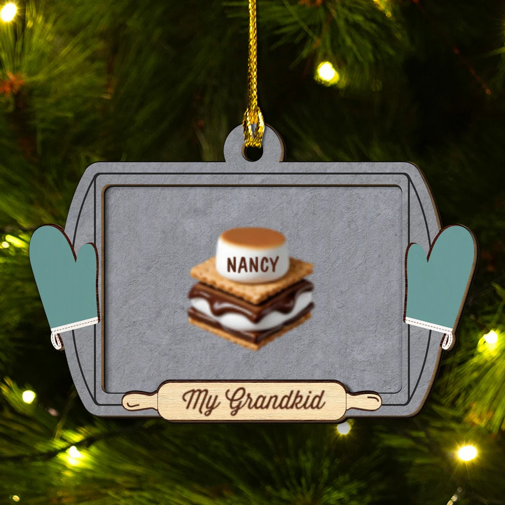 Perfect Recipe For Christmas - Personalized Custom Freeshape 2-Layered Wood Ornament - Image 5