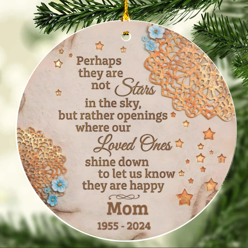Perhaps They Are Not Stars In The Sky - Personalized Custom Acrylic Ornament - Image 5