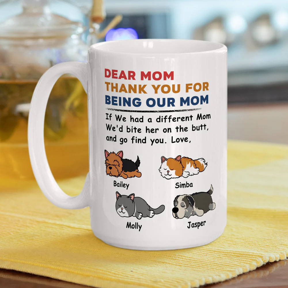 Pet Bite Butt - Personalized Custom Coffee Mug - Image 2