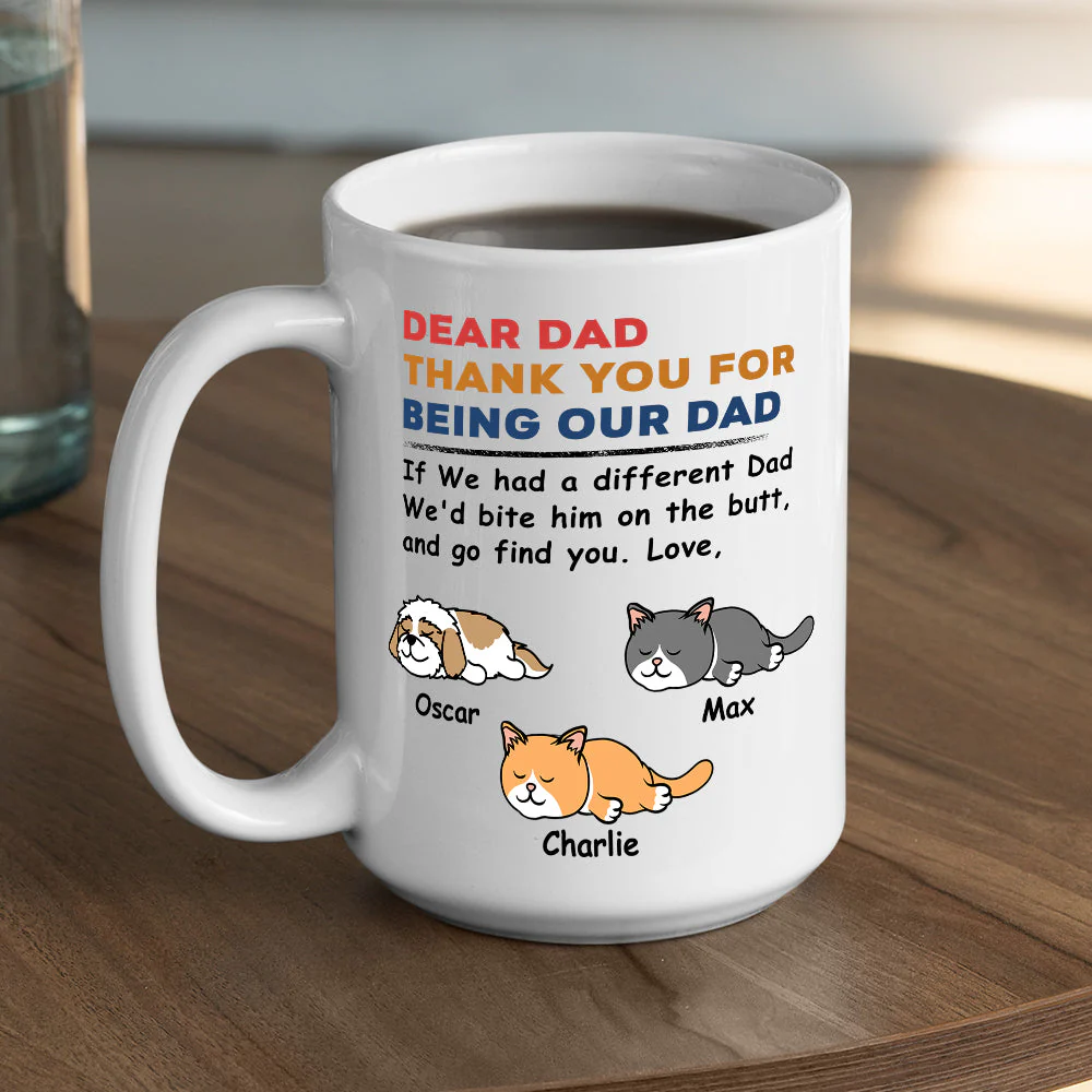 Pet Bite Butt - Personalized Custom Coffee Mug - Image 3