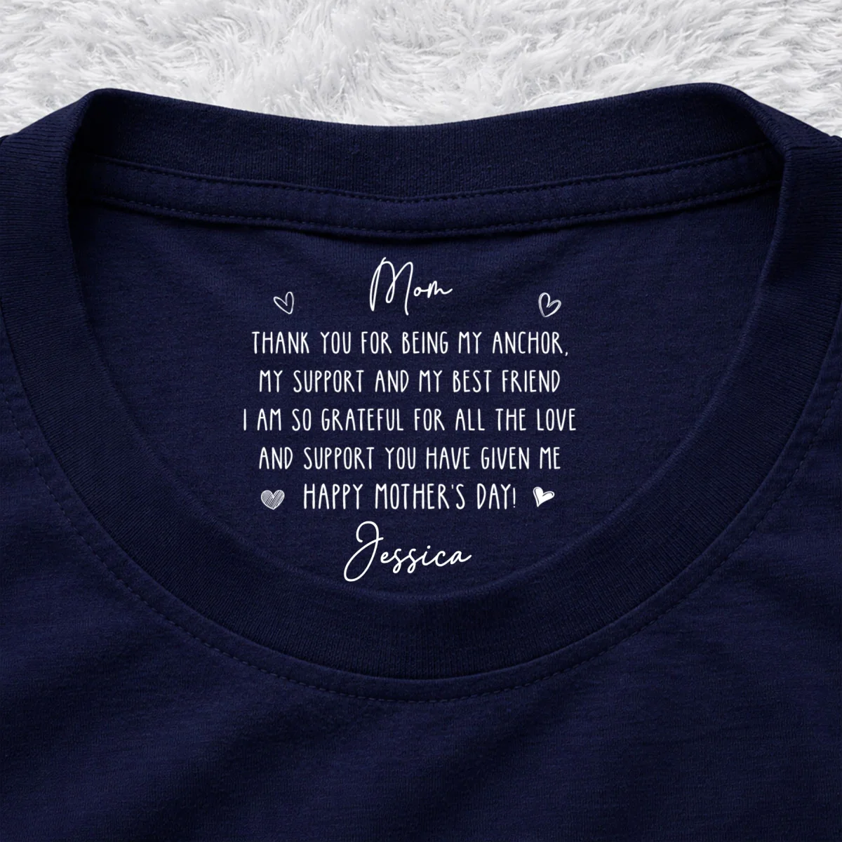 Pick Me Up - Personalized Custom Inside Neck Print T-Shirt - Image 10