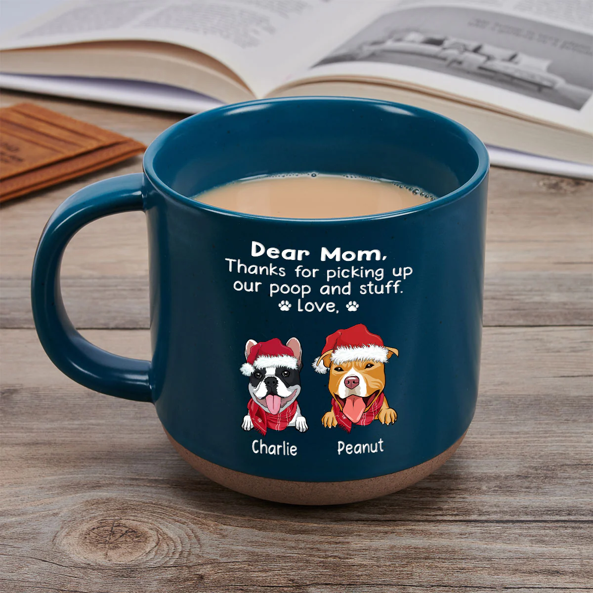 Picking Up My Poop - Personalized Custom Pottery Mug - Image 3