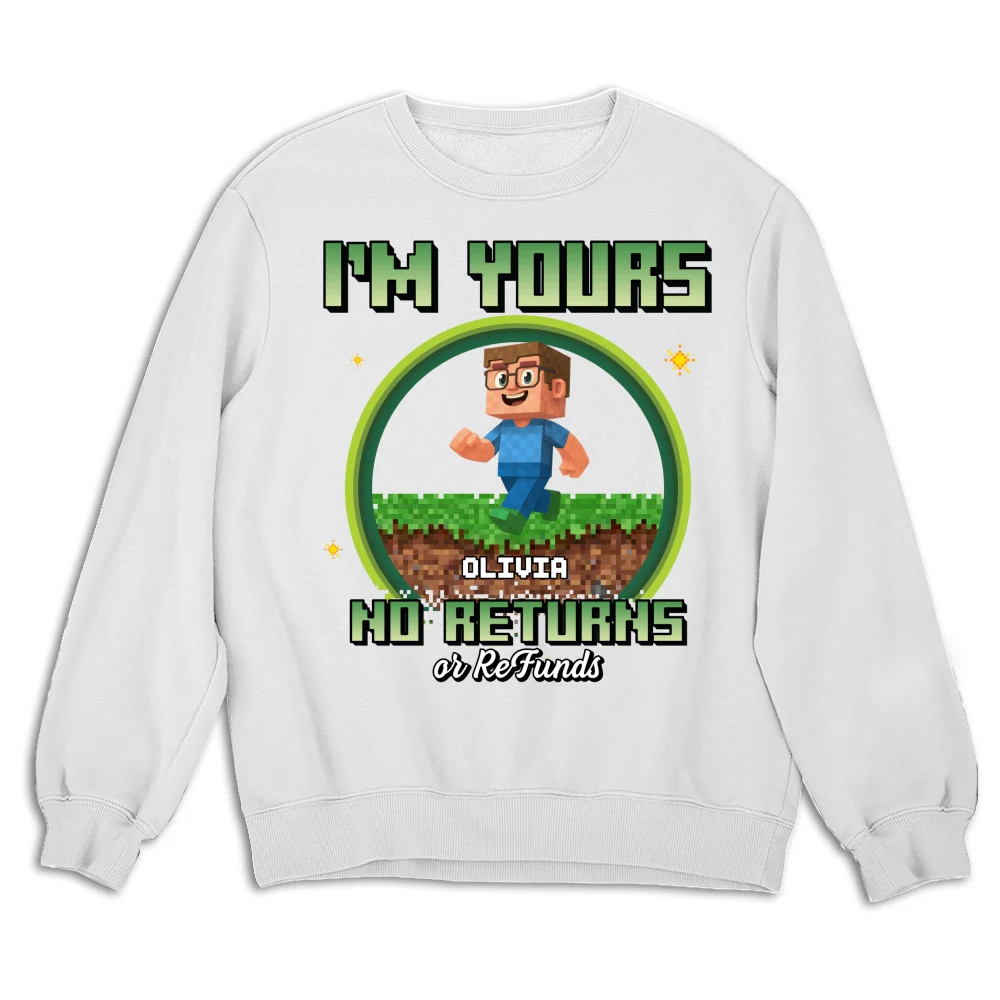 Pixelated Love For Dad - Personalized Custom Shirt - Image 14