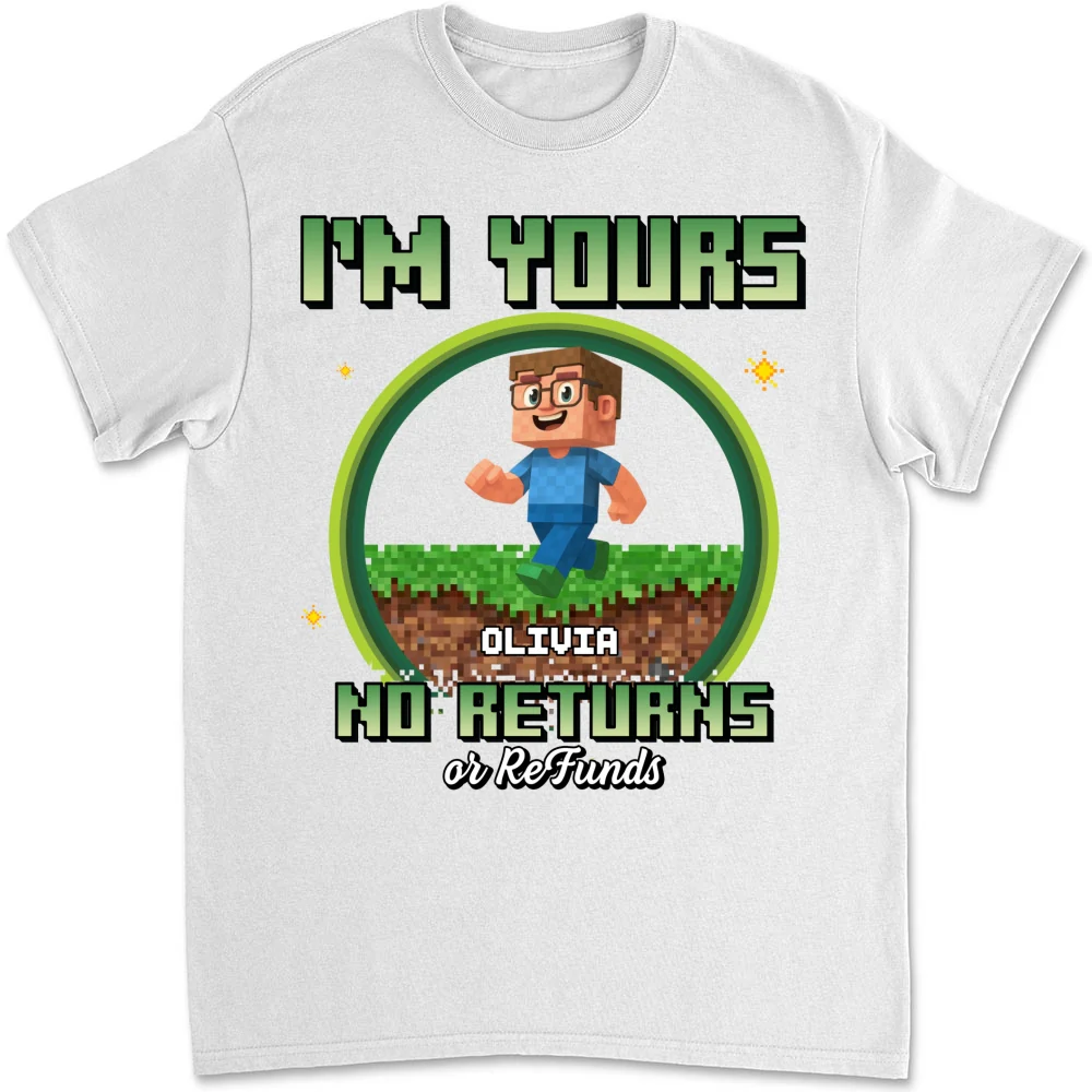 Pixelated Love For Dad - Personalized Custom Shirt - Image 7