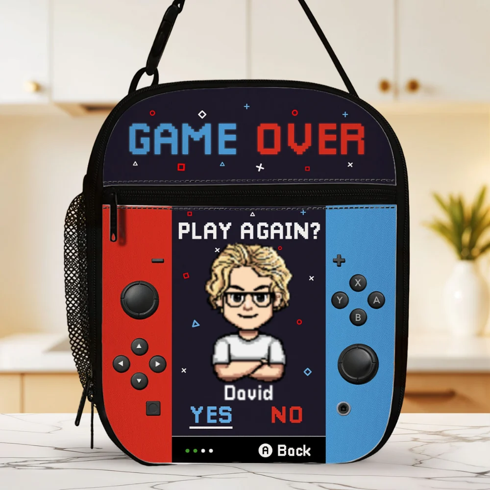 Play Again - Personalized Custom Insulated Lunch Bag - Image 8