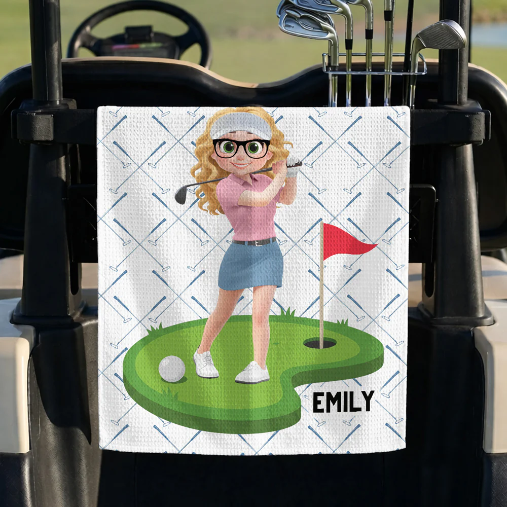 Playful Golf - Personalized Custom Golf Towel - Image 3