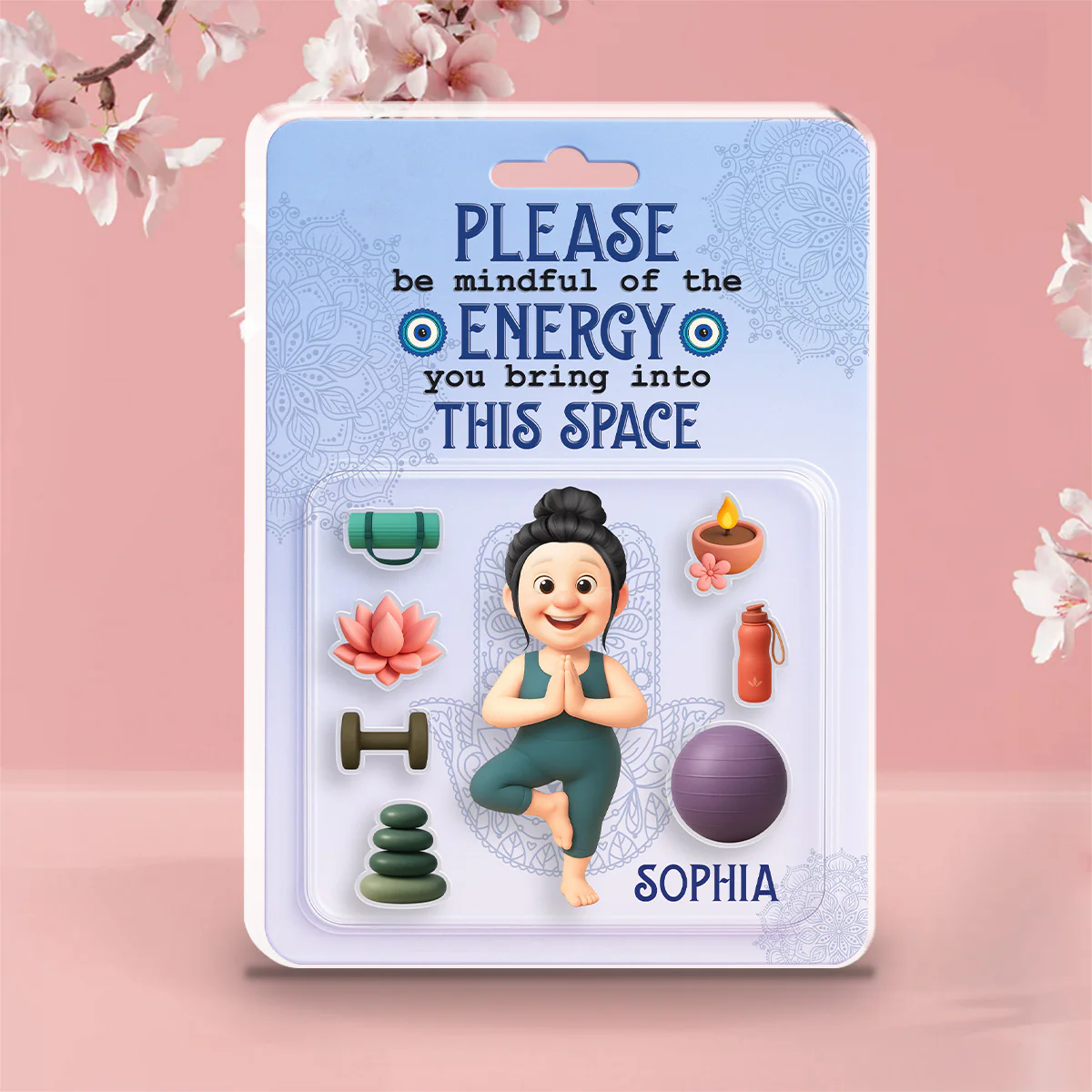Please Be Mindful Of The Energy - Personalized Custom Acrylic Plaque - Image 3