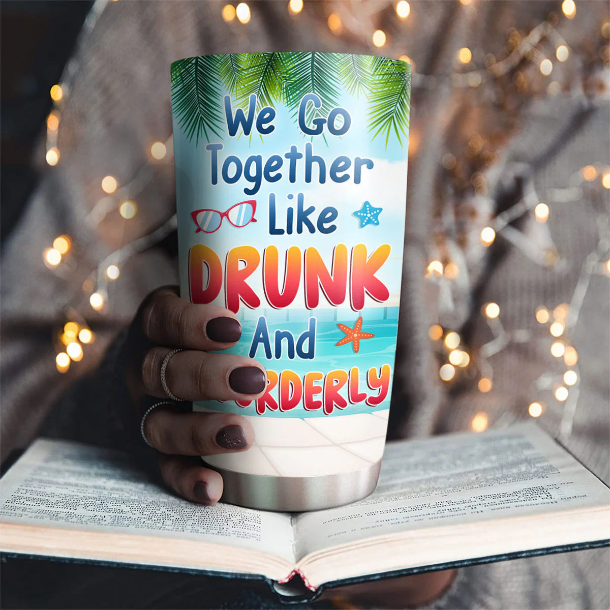 Pool Party - Personalized Custom Tumbler - Image 2