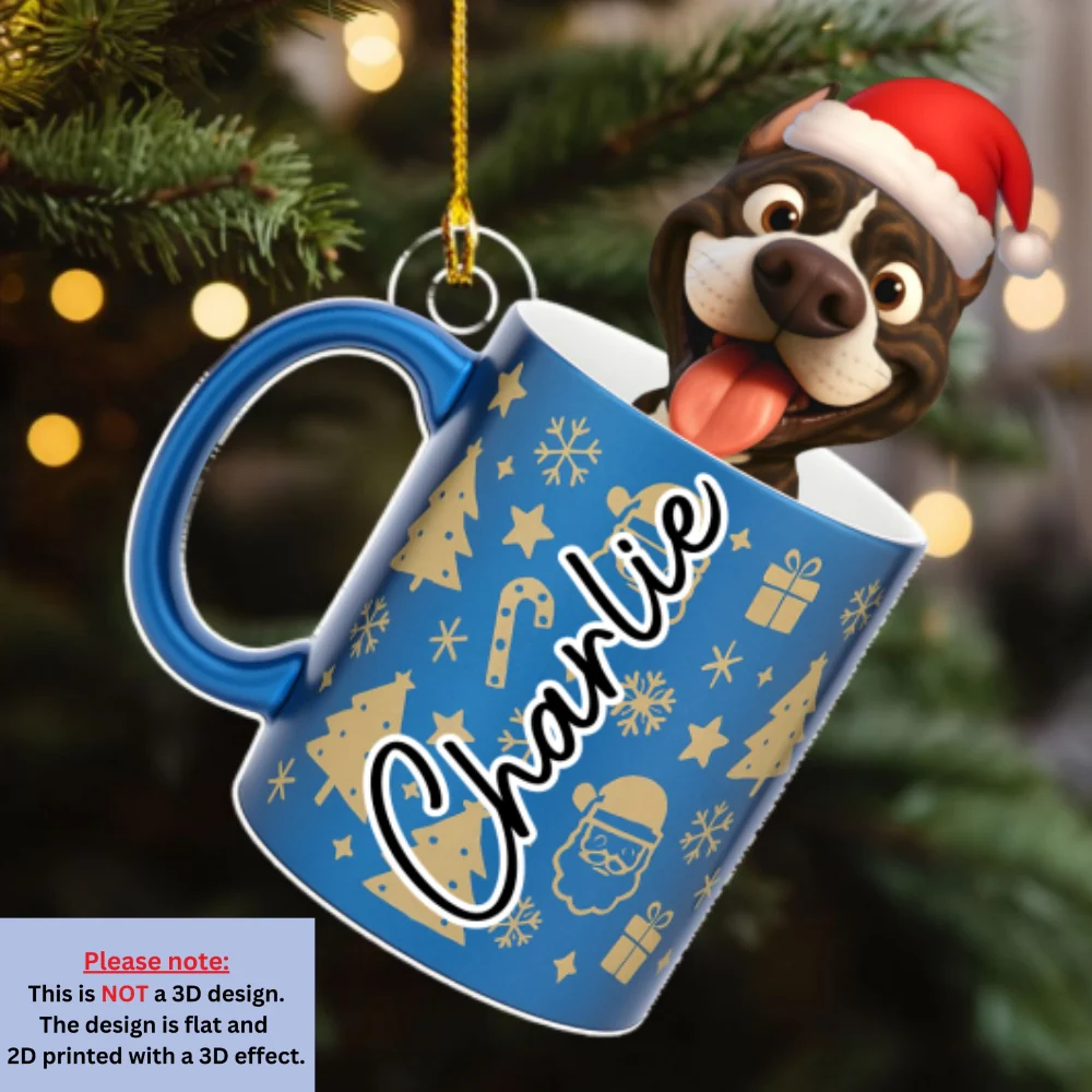 Pouring You Out - Personalized Custom 3D Effect Acrylic Ornament - Image 7