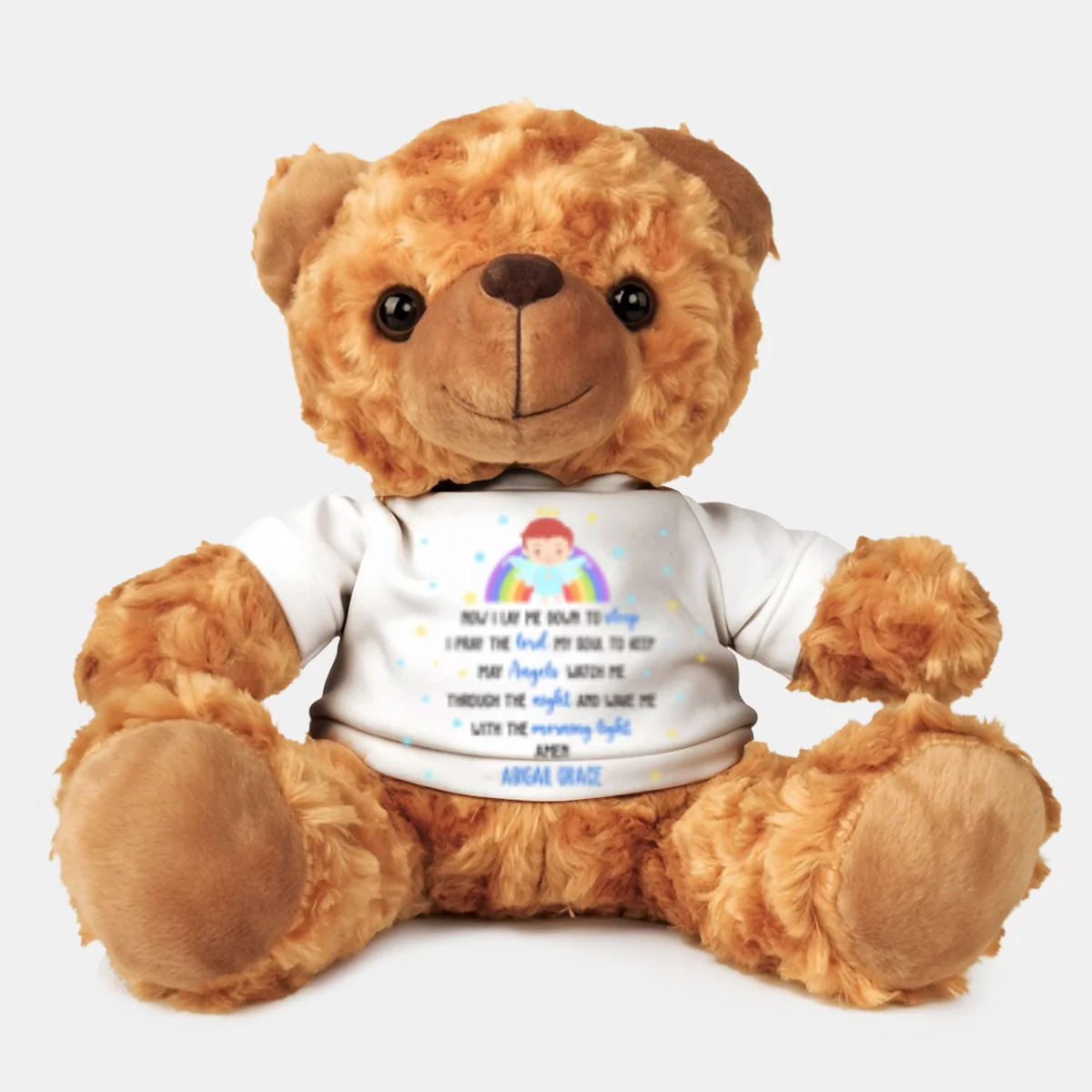 Prayer For Children - Personalized Custom Cuddle Bear - Image 6