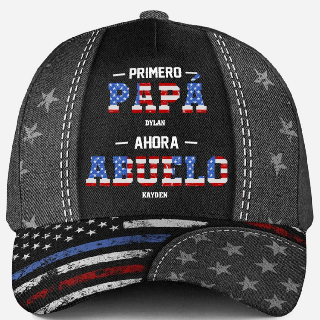 Primero Papá Ahora Abuelo - Gorra Clásica Personalizada - Image 6
