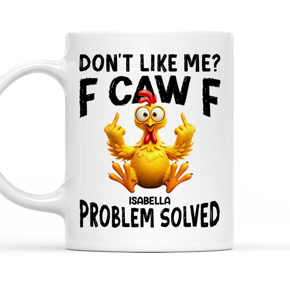 Problem Solved - Personalized Custom Coffee Mug
