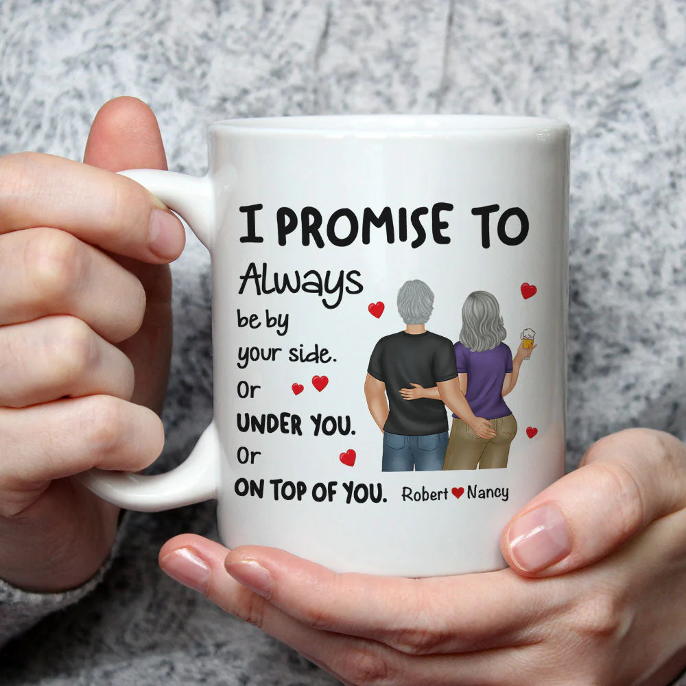 Promise To - Personalized Custom Coffee Mug - Image 2