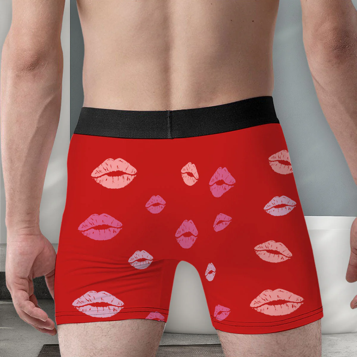 Property Of Her - Personalized Photo Men's Boxer Briefs - Image 5