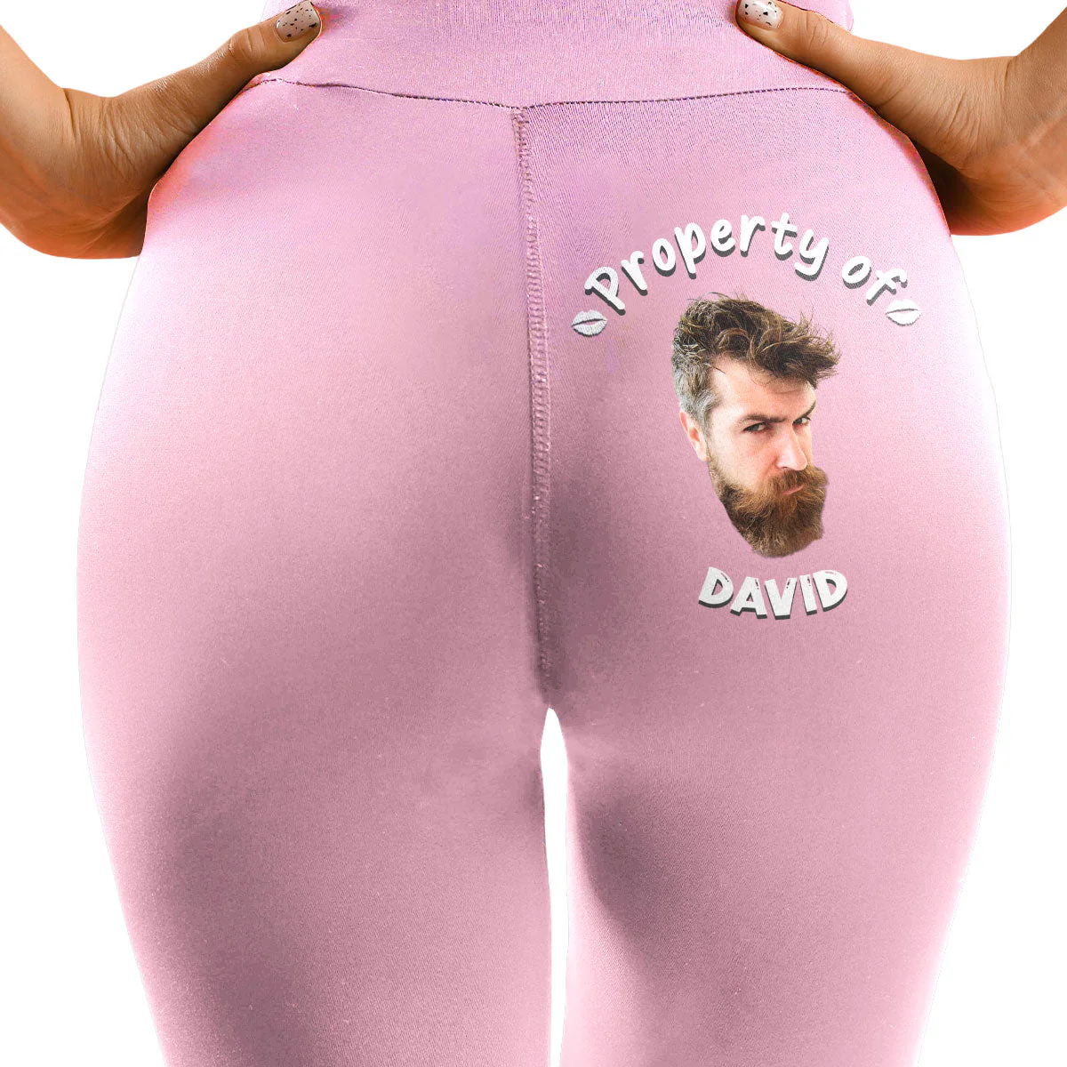Property Of Him - Personalized Custom Leggings - Image 3