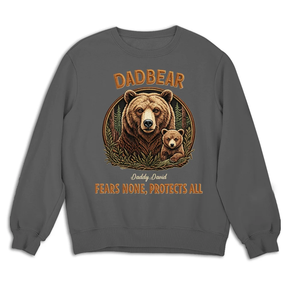Protected By Papa Bear - Personalized Custom Shirt - Image 15