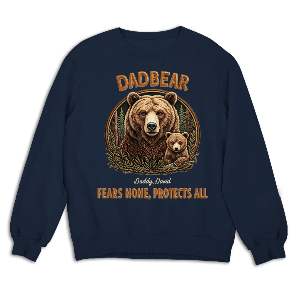 Protected By Papa Bear - Personalized Custom Shirt - Image 16
