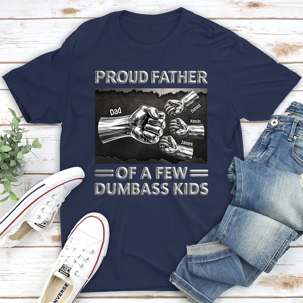 Proud Daddy - Personalized Custom Shirt - Image 2