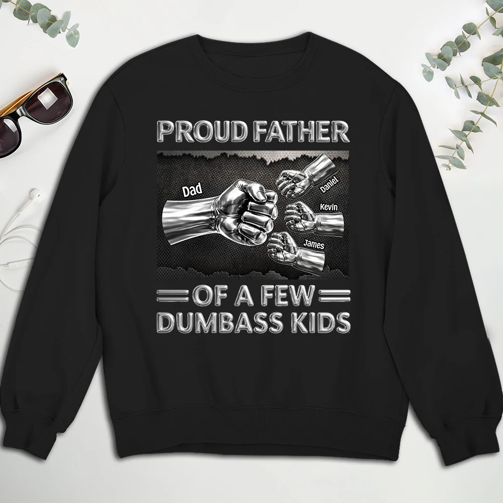 Proud Daddy - Personalized Custom Shirt - Image 4