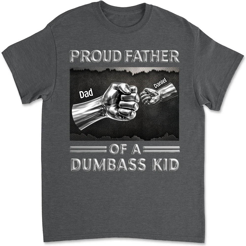 Proud Daddy - Personalized Custom Shirt - Image 7