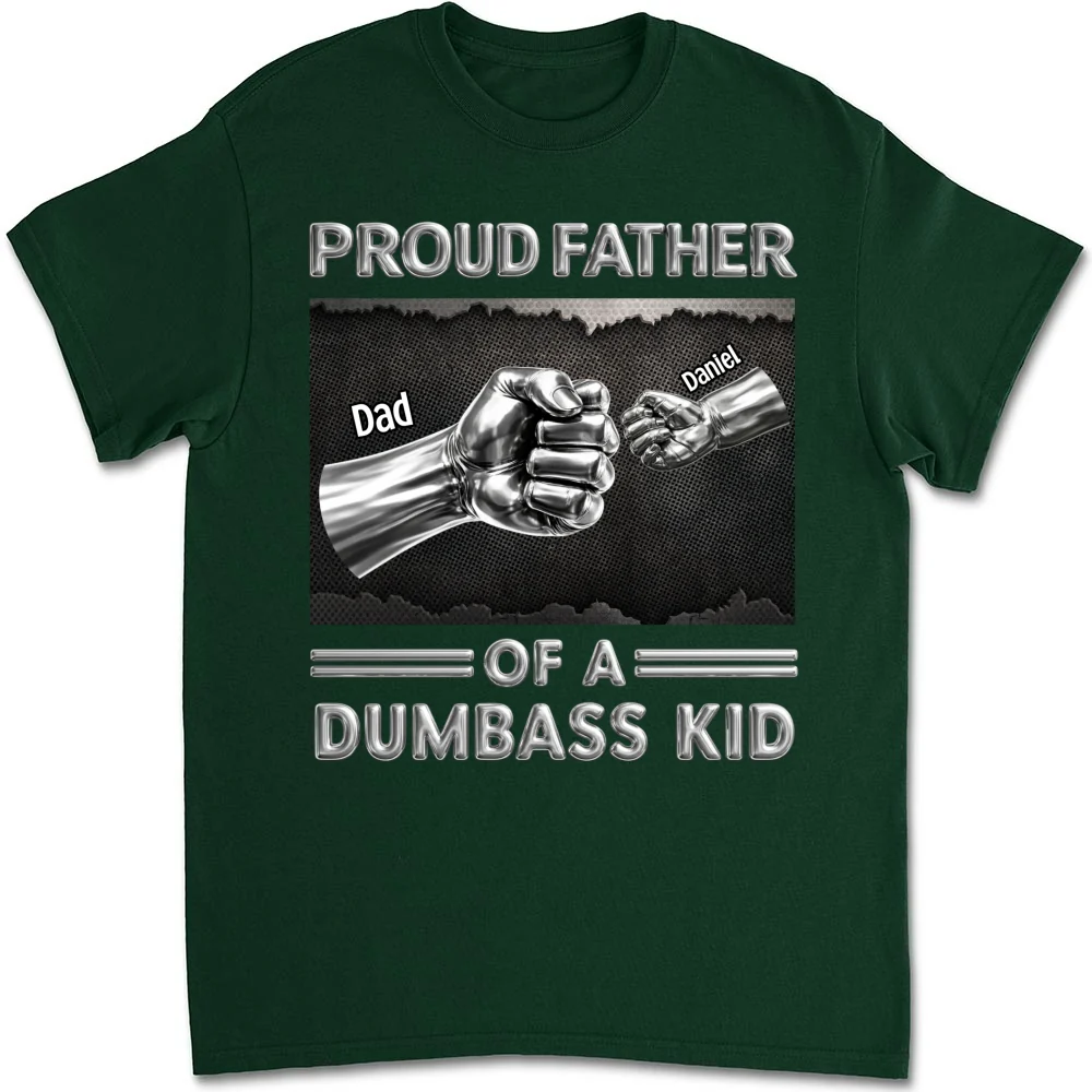 Proud Daddy - Personalized Custom Shirt - Image 8