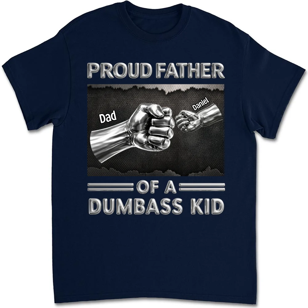 Proud Daddy - Personalized Custom Shirt - Image 9