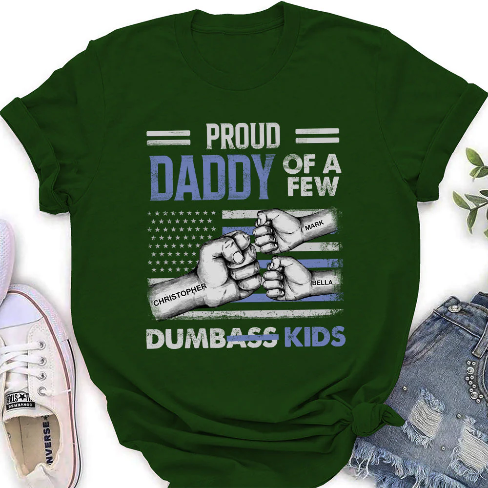 Proud Father Of Kids - Personalized Custom Shirt - Image 2