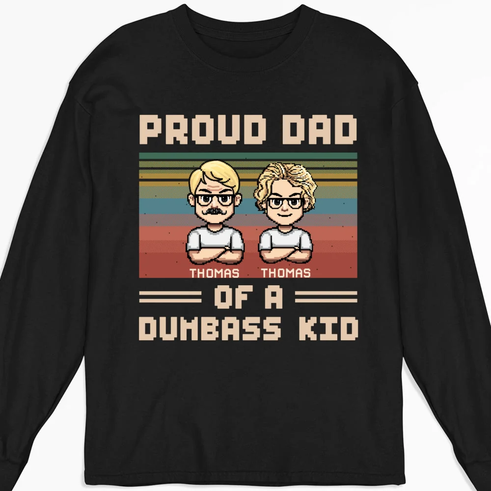 Proud Dad Of A Few Kids - Personalized Custom Shirt - Image 15