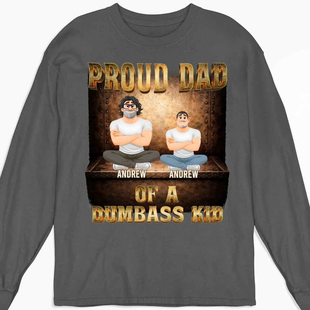 Proud Father Vibes - Personalized Custom Shirt - Image 11
