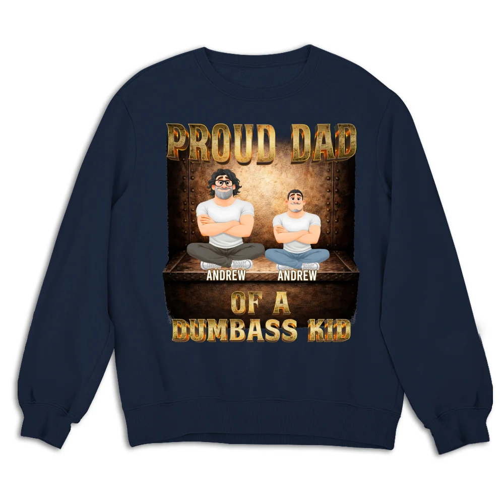 Proud Father Vibes - Personalized Custom Shirt - Image 15