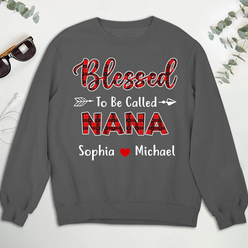 Proud Grandma - Personalized Custom Shirt - Image 5