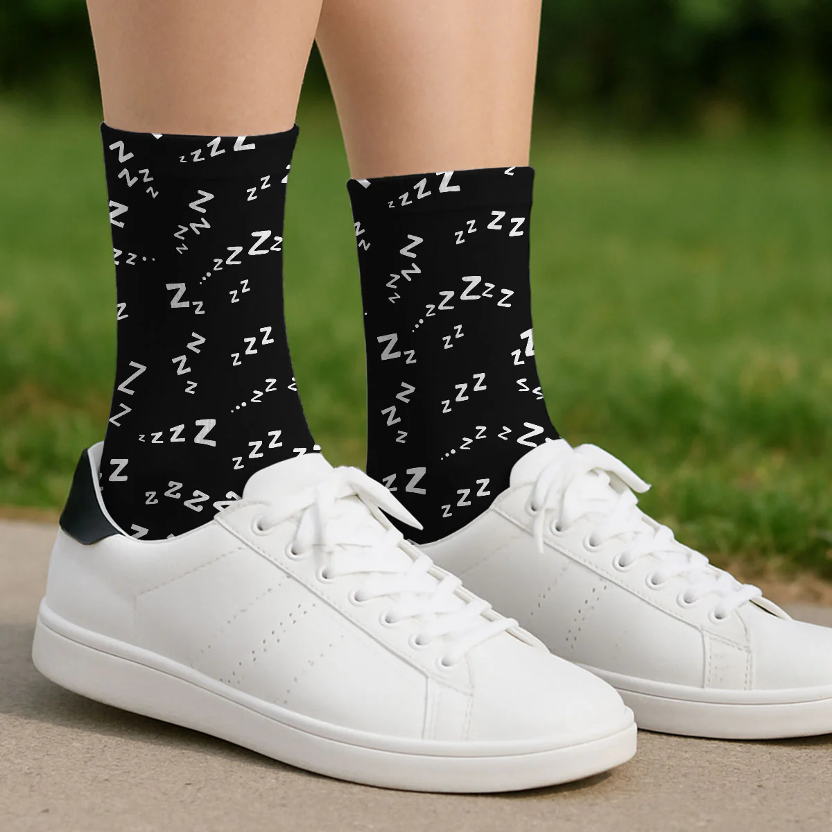 Proud Member Nap Time Club - Personalized Custom Crew Socks - Image 3