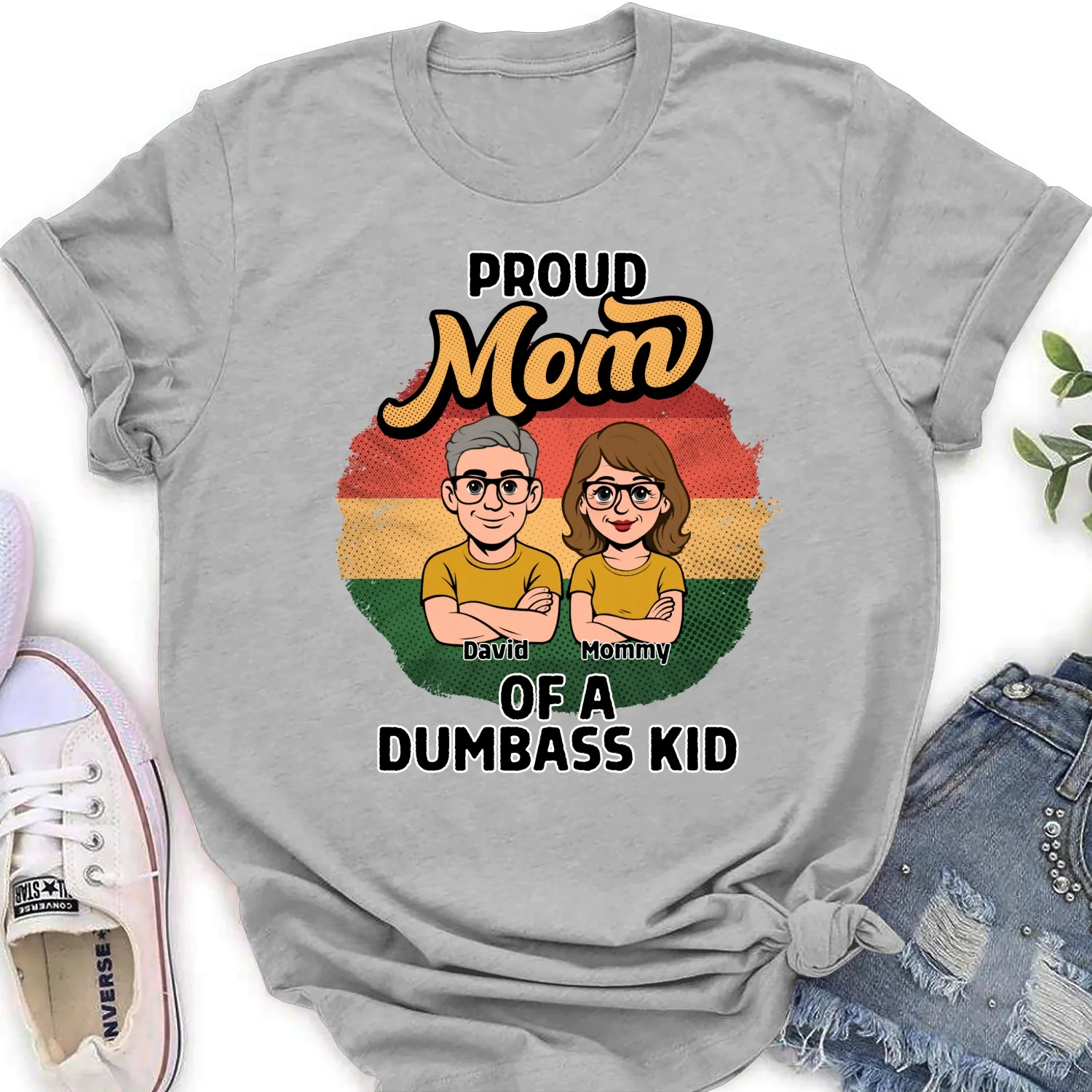 Proud Mom Of Kids - Personalized Custom Shirt - Image 17