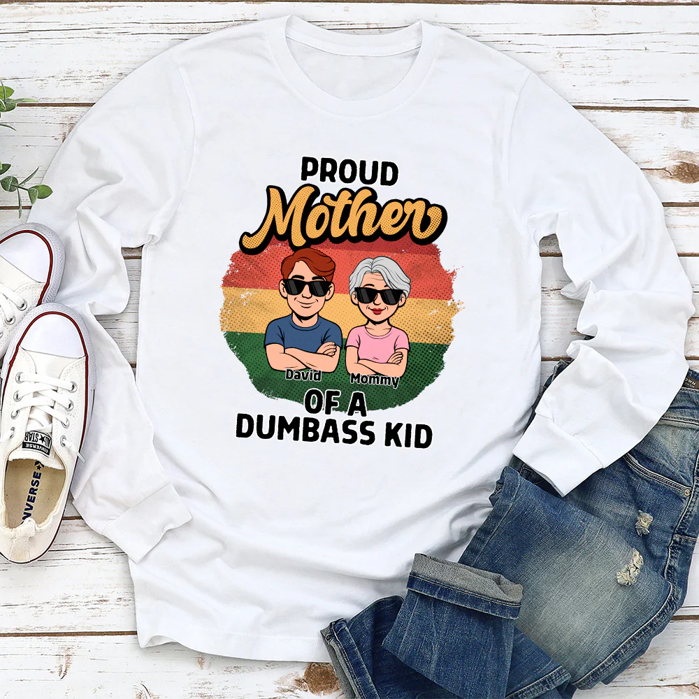 Proud Mom Of Kids - Personalized Custom Shirt - Image 4
