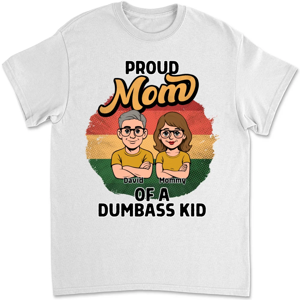 Proud Mom Of Kids - Personalized Custom Shirt - Image 6