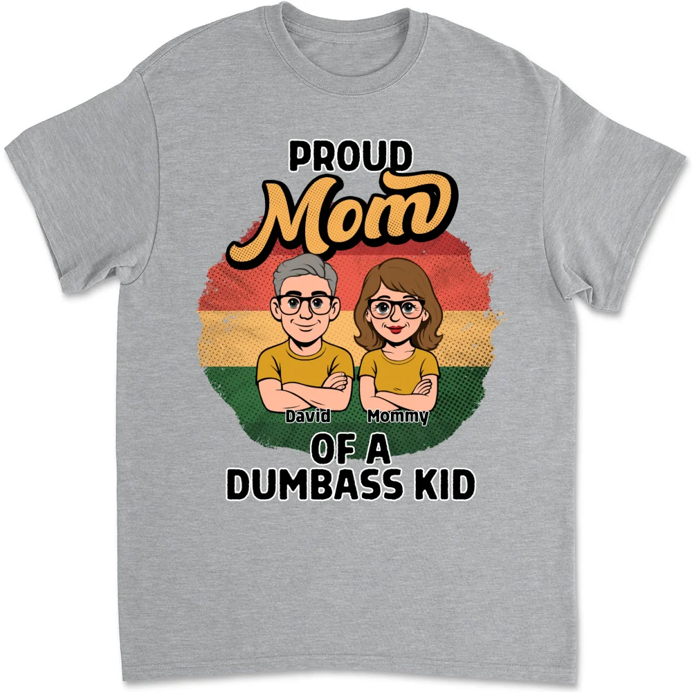 Proud Mom Of Kids - Personalized Custom Shirt - Image 7