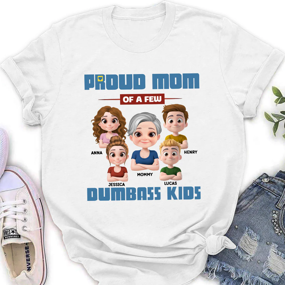 Proud Mom - Personalized Custom Shirt - Image 3