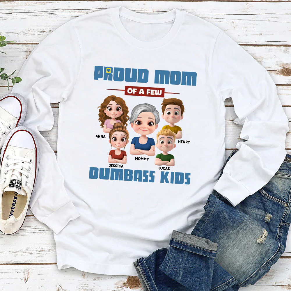 Proud Mom - Personalized Custom Shirt - Image 5