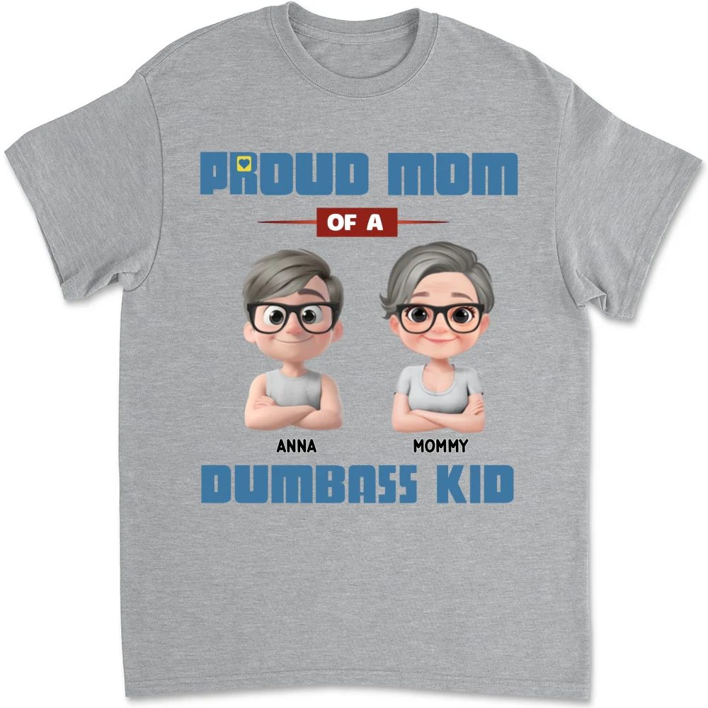 Proud Mom - Personalized Custom Shirt - Image 7
