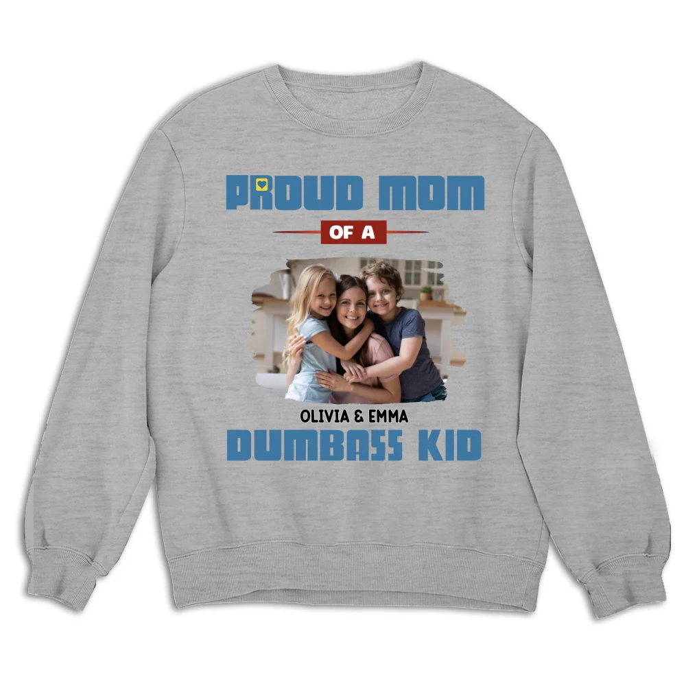 Proud Mom Photo - Personalized Custom Shirt - Image 13