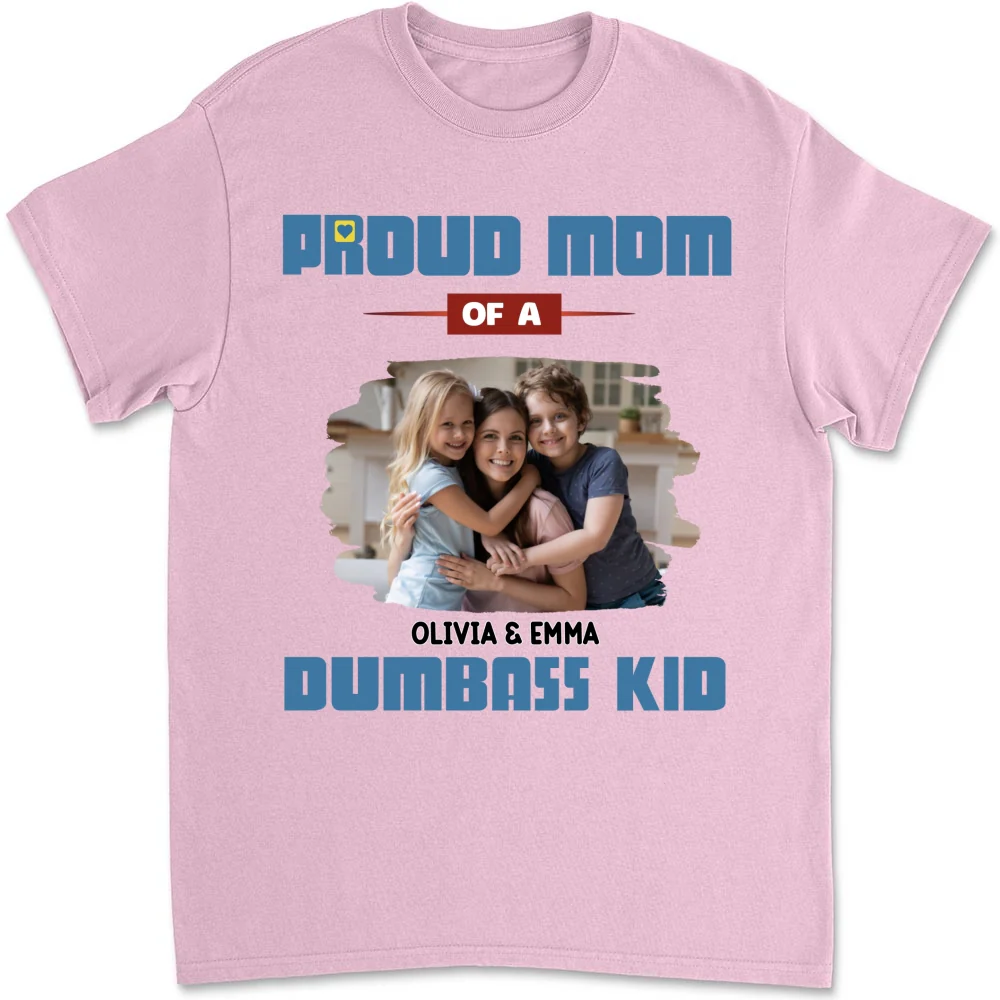 Proud Mom Photo - Personalized Custom Shirt - Image 8