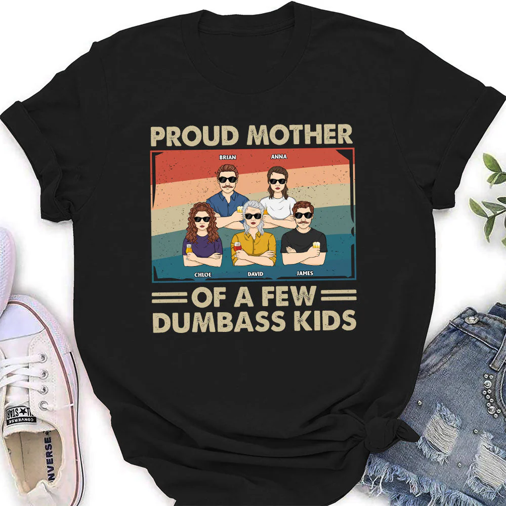 Proud Mother Of A Few Kids - Personalized Custom Women's T-shirt - Image 2