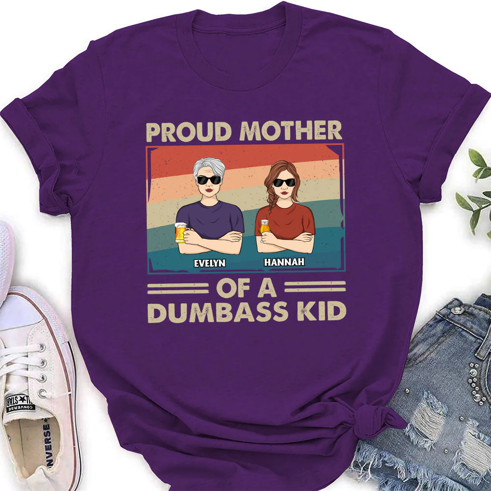 Proud Mother Of A Few Kids - Personalized Custom Women's T-shirt - Image 3