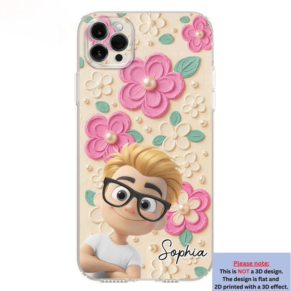 Proud Of Being Grandma - Personalized Custom 3D Effect Phone Case - Image 12