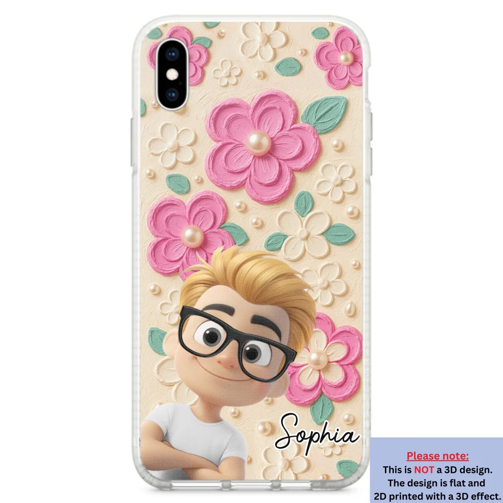 Proud Of Being Grandma - Personalized Custom 3D Effect Phone Case - Image 24